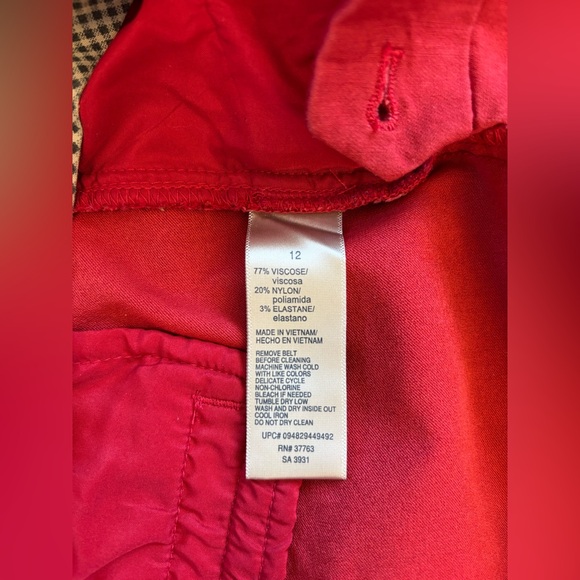 RAFAELLA comfort stretch zip up pant. Sz 12 - Picture 6 of 6